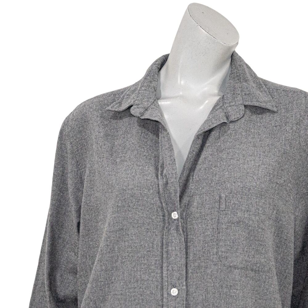 GRAYSON The HERO Women's button up Midi Dress Cotton Flannel Size 04 - Picture 8 of 10